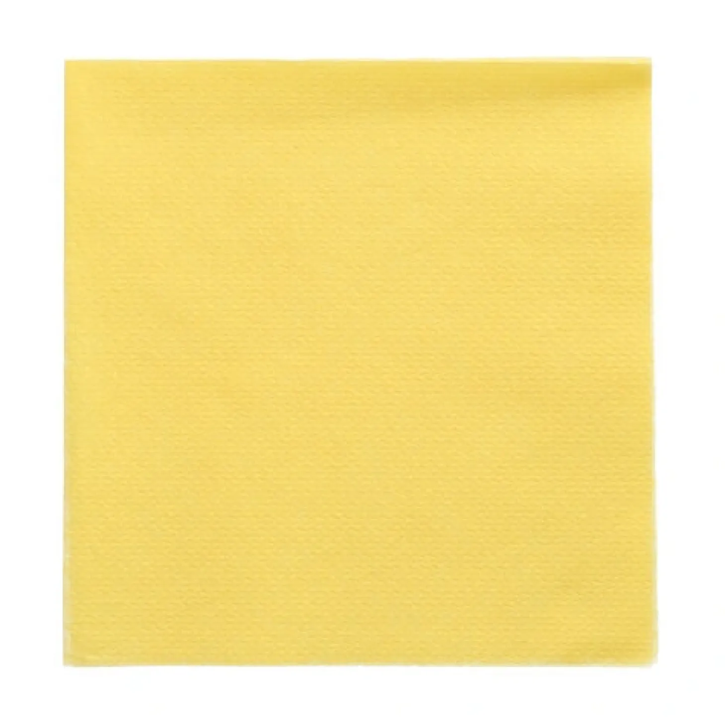 PAPSTAR Servietten, 1-lagig 1/4-Falz 33 cm x 33 cm gelb, 12 x 100 Stück