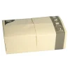 PAPSTAR Servietten, 3-lagig 1/8-Falz 33 cm x 33 cm creme