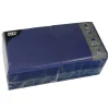 PAPSTAR Servietten, 1-lagig 1/4-Falz 33 cm x 33 cm dunkelblau, 10 x 500 Stück
