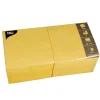 PAPSTAR Servietten, 3-lagig 1/4-Falz 40 cm x 40 cm gelb