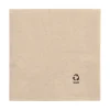 PAPSTAR Servietten, 2-lagig 1/4-Falz 33 cm x 33 cm natur aus recyceltem Papier
