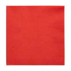 PAPSTAR Servietten, 1-lagig 1/4-Falz 33 cm x 33 cm rot, 12 x 100 Stück
