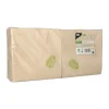 PAPSTAR Servietten, 2-lagig 1/4-Falz 33 cm x 33 cm natur ungebleicht
