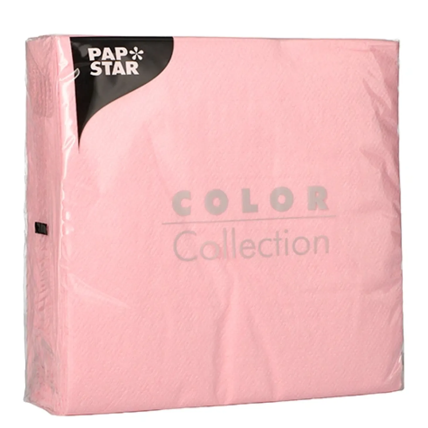 PAPSTAR Servietten, 1-lagig 1/4-Falz 33 cm x 33 cm rosa
