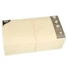 PAPSTAR Servietten, 3-lagig 1/4-Falz 33 cm x 33 cm creme