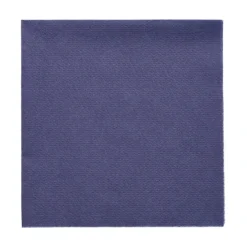 PAPSTAR Servietten, 1-lagig 1/4-Falz 33 cm x 33 cm dunkelblau, 12 x 100 Stück
