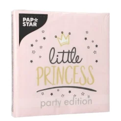 PAPSTAR Servietten, 3-lagig 1/4-Falz 33 cm x 33 cm "Little Princess"