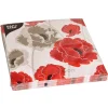 PAPSTAR Servietten, 3-lagig 1/4-Falz 40 cm x 40 cm "Poppy"