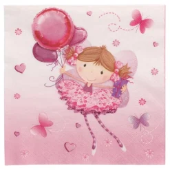 PAPSTAR Servietten, 3-lagig 1/4-Falz 33 cm x 33 cm "Little Dancer"