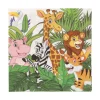 PAPSTAR Servietten, 3-lagig 1/4-Falz 33 cm x 33 cm "Jungle"