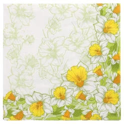 PAPSTAR Servietten, 3-lagig 1/4-Falz 40 cm x 40 cm "Narciso"