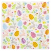 PAPSTAR Servietten, 3-lagig 1/4-Falz 33 cm x 33 cm "Happy Easter", 15 x 20 Stück