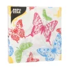 PAPSTAR Servietten, 3-lagig 1/4-Falz 33 cm x 33 cm "Delicate Butterflies", 10 x 20 Stück