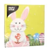 PAPSTAR Servietten, 3-lagig 1/4-Falz 33 cm x 33 cm "Easter Bunny", 15 x 20 Stück