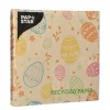 PAPSTAR Servietten, 3-lagig 1/4-Falz 33 cm x 33 cm natur "Eggs", 15 x 20 Stück