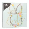 PAPSTAR Servietten, 3-lagig 1/4-Falz 33 cm x 33 cm "Easter Accents", 15 x 20 Stück