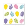 PAPSTAR Servietten, 3-lagig 1/4-Falz 25 cm x 25 cm "Coloured Eggs"