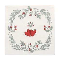 PAPSTAR Servietten, 3-lagig 1/4-Falz 33 cm x 33 cm "Berries"