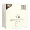 PAPSTAR Servietten, 1-lagig 1/4-Falz 30 cm x 30 cm weiß