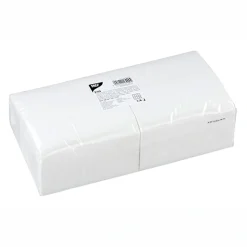 PAPSTAR Servietten, 2-lagig 1/8-Falz 33 cm x 33 cm weiß, 4 x 250 Stück