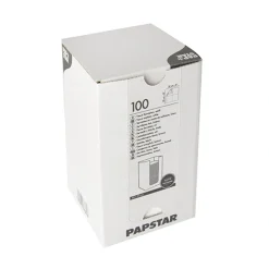 PAPSTAR Servietten, 2-lagig "PUNTO" 1/4-Falz 20 cm x 20 cm weiß mikrogeprägt, in Spenderbox