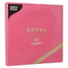 PAPSTAR Servietten "ROYAL Collection" 1/4-Falz 40 cm x 40 cm fuchsia, 8 x 20 Stück