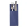 PAPSTAR Servietten "ROYAL Collection" 40 cm x 30 cm dunkelblau mit Besteckfalz