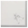 PAPSTAR Servietten "ROYAL Collection" 1/4-Falz 40 cm x 40 cm silber "Festivities", 5 x 50 Stück