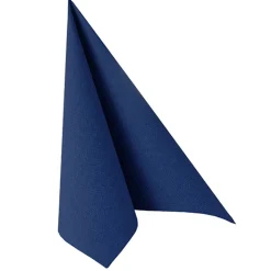 PAPSTAR Servietten "ROYAL Collection" 1/4-Falz 40 cm x 40 cm dunkelblau, 100 Stück