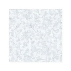 PAPSTAR Servietten "ROYAL Collection" 1/4-Falz 25 cm x 25 cm weiß "Ornaments"