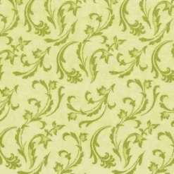 PAPSTAR Servietten "ROYAL Collection" 1/4-Falz 40 cm x 40 cm olivgrün "Damascato"