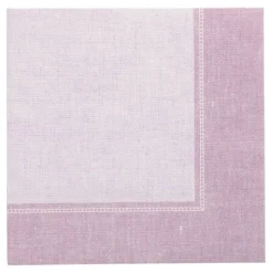 PAPSTAR Servietten "ROYAL Collection" 1/4-Falz 40 cm x 40 cm flieder "Linum", 8 x 20 Stück