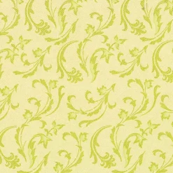 PAPSTAR Servietten "ROYAL Collection" 1/4-Falz 40 cm x 40 cm limonengrün "Damascato"
