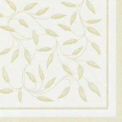 PAPSTAR Servietten "ROYAL Collection" 1/4-Falz 40 cm x 40 cm champagner "New Mediterran", 8 x 20 Stück
