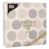 PAPSTAR Servietten "ROYAL Collection" 1/4-Falz 40 cm x 40 cm rosa "Rococo"