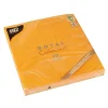 PAPSTAR Servietten "ROYAL Collection" 1/4-Falz 40 cm x 40 cm orange "Ornaments"