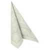 PAPSTAR Servietten "ROYAL Collection" 1/4-Falz 40 cm x 40 cm jadegrün "Ornaments", 8 x 20 Stück