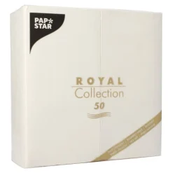 PAPSTAR Servietten "ROYAL Collection" 1/8-Falz 40 cm x 40 cm weiß