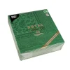 PAPSTAR Servietten "ROYAL Collection" 1/4-Falz 40 cm x 40 cm dunkelgrün "Ornaments", 5 x 50 Stück