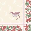 PAPSTAR Servietten "ROYAL Collection" 1/4-Falz 40 cm x 40 cm "Goose"