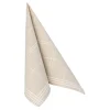 PAPSTAR Servietten "ROYAL Collection" 1/4-Falz 40 cm x 40 cm sand "Kitchen Craft", 8 x 20 Stück