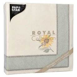 PAPSTAR Servietten "ROYAL Collection" 1/4-Falz 40 cm x 40 cm "Sunflower"