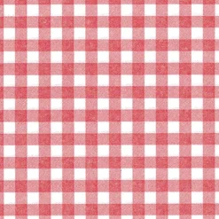 PAPSTAR Servietten "ROYAL Collection" 1/4-Falz 40 cm x 40 cm rot "Vichy Karo"