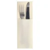 PAPSTAR Servietten "ROYAL Collection" 48 cm x 30 cm champagner mit Besteckfalz