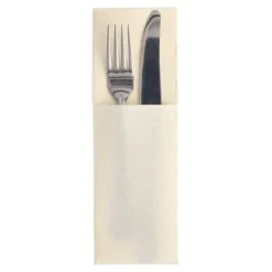 PAPSTAR Servietten "ROYAL Collection" 48 cm x 30 cm champagner mit Besteckfalz