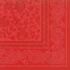 PAPSTAR Servietten "ROYAL Collection" 1/4-Falz 40 cm x 40 cm rot "Ornaments", 5 x 50 Stück