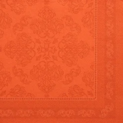PAPSTAR Servietten "ROYAL Collection" 1/4-Falz 40 cm x 40 cm nektarine "Arabesque"