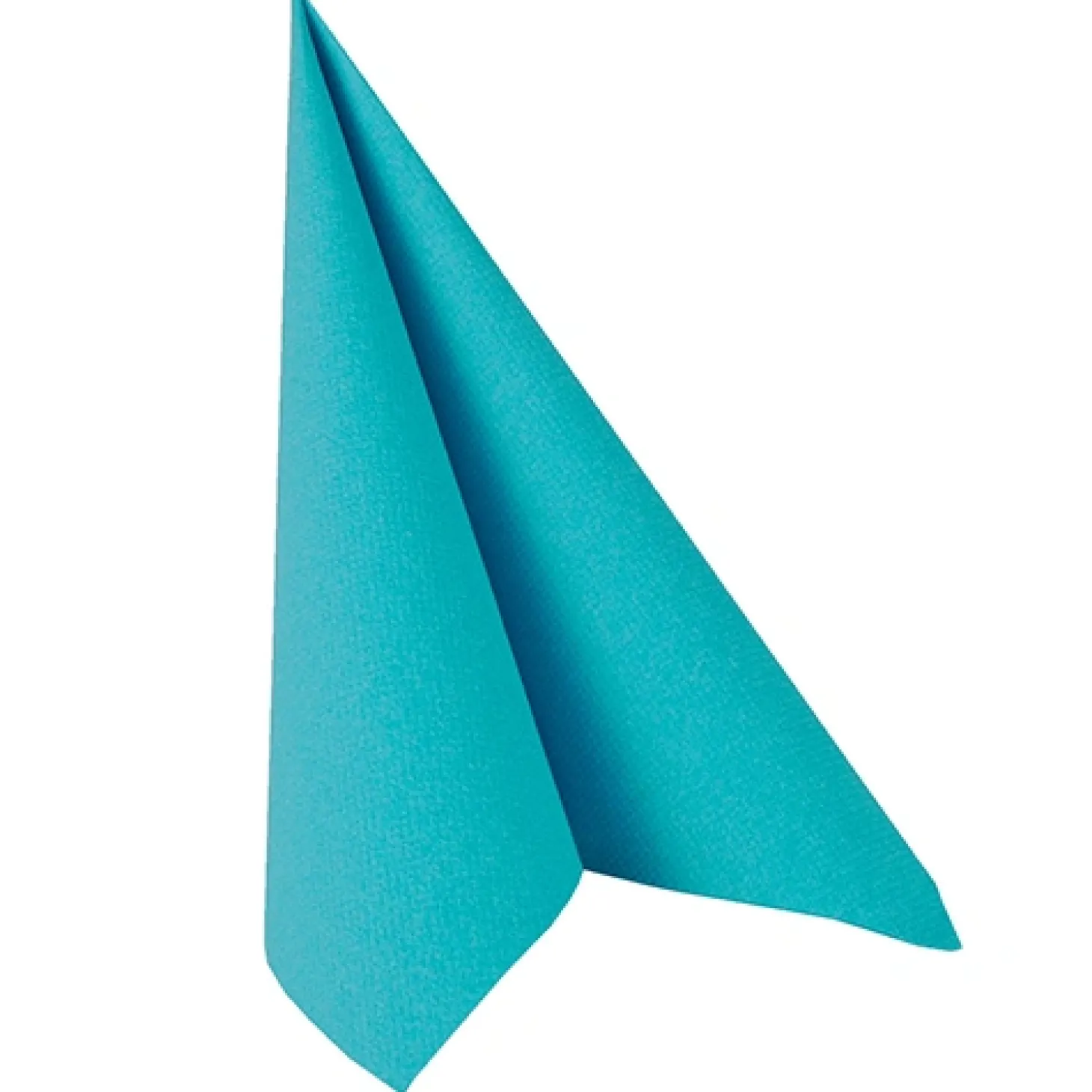 PAPSTAR Servietten "ROYAL Collection" 1/4-Falz 40 cm x 40 cm türkis, 8 x 20 Stück