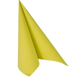 PAPSTAR Servietten "ROYAL Collection" 1/4-Falz 40 cm x 40 cm limonengrün, 8 x 20 Stück
