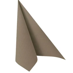 PAPSTAR Servietten "ROYAL Collection" 1/4-Falz 40 cm x 40 cm grau, 5 x 50 Stück